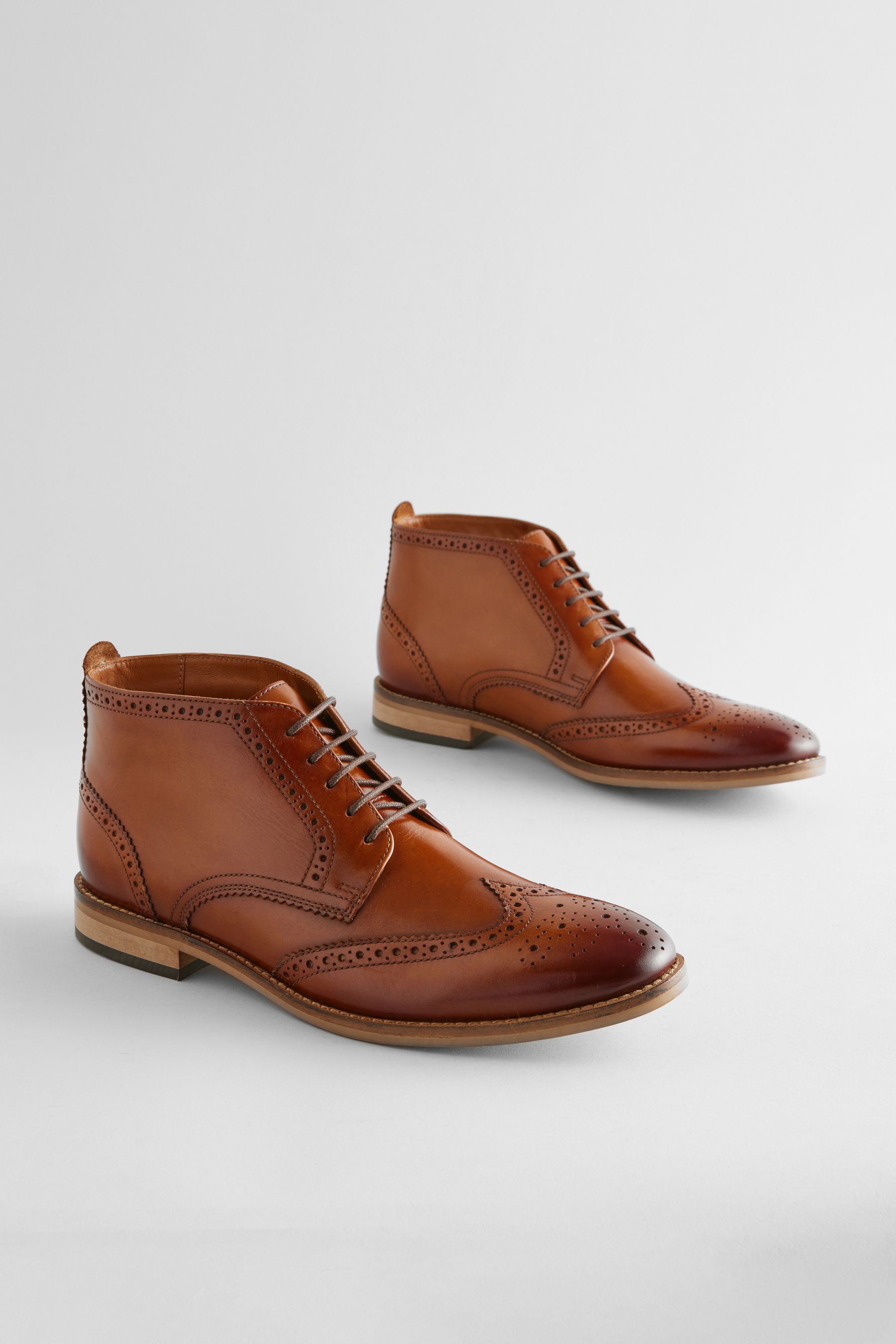 Next tan brogues sale