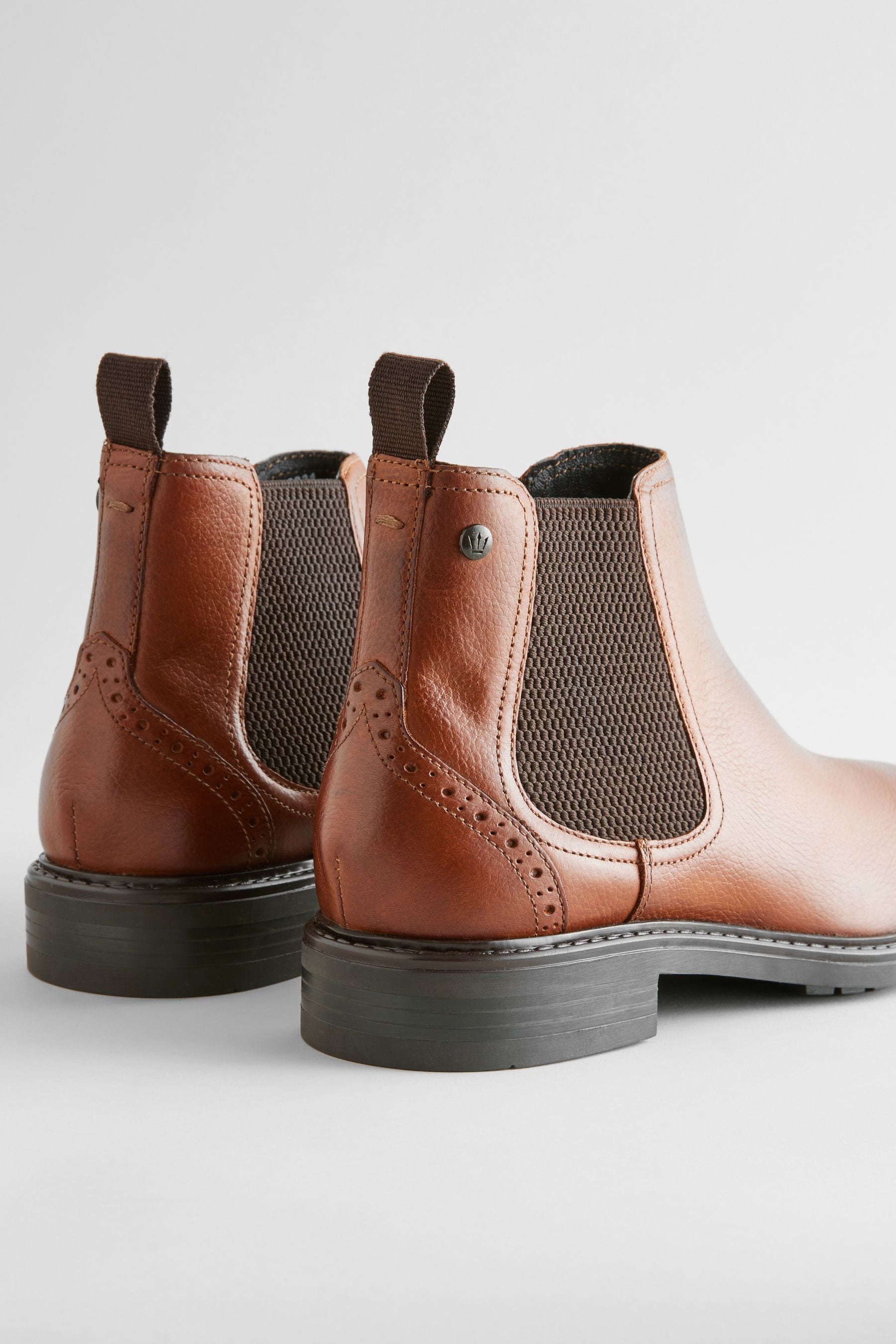 Jack & jones leather chelsea boots on sale