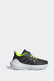 adidas Black/Green Kids Tensaur Run 3.0 Trainers - Image 1 of 8