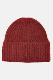 Joules Caversham Burgundy Beanie Hat - Image 5 of 6