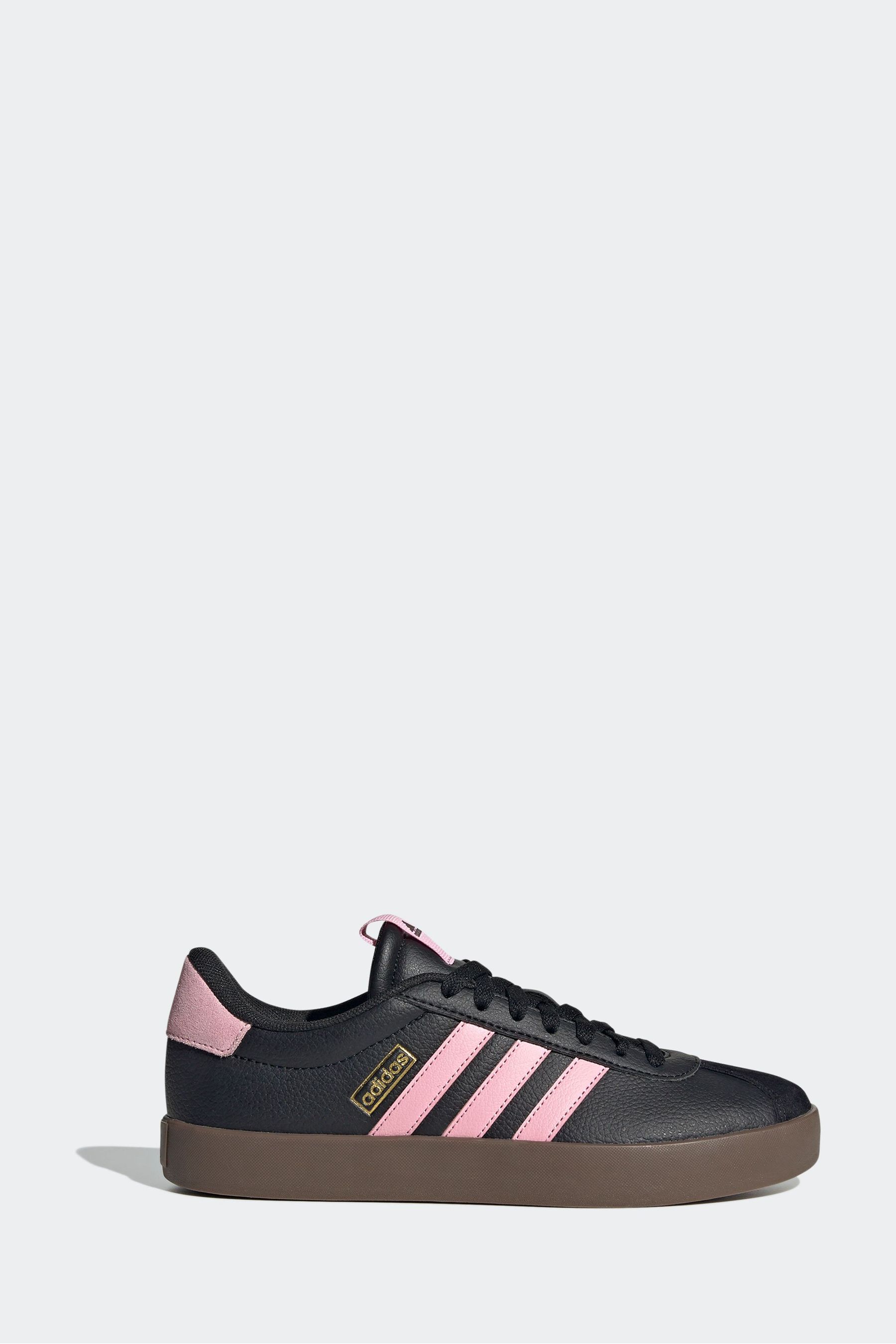 Womens black and pink adidas store