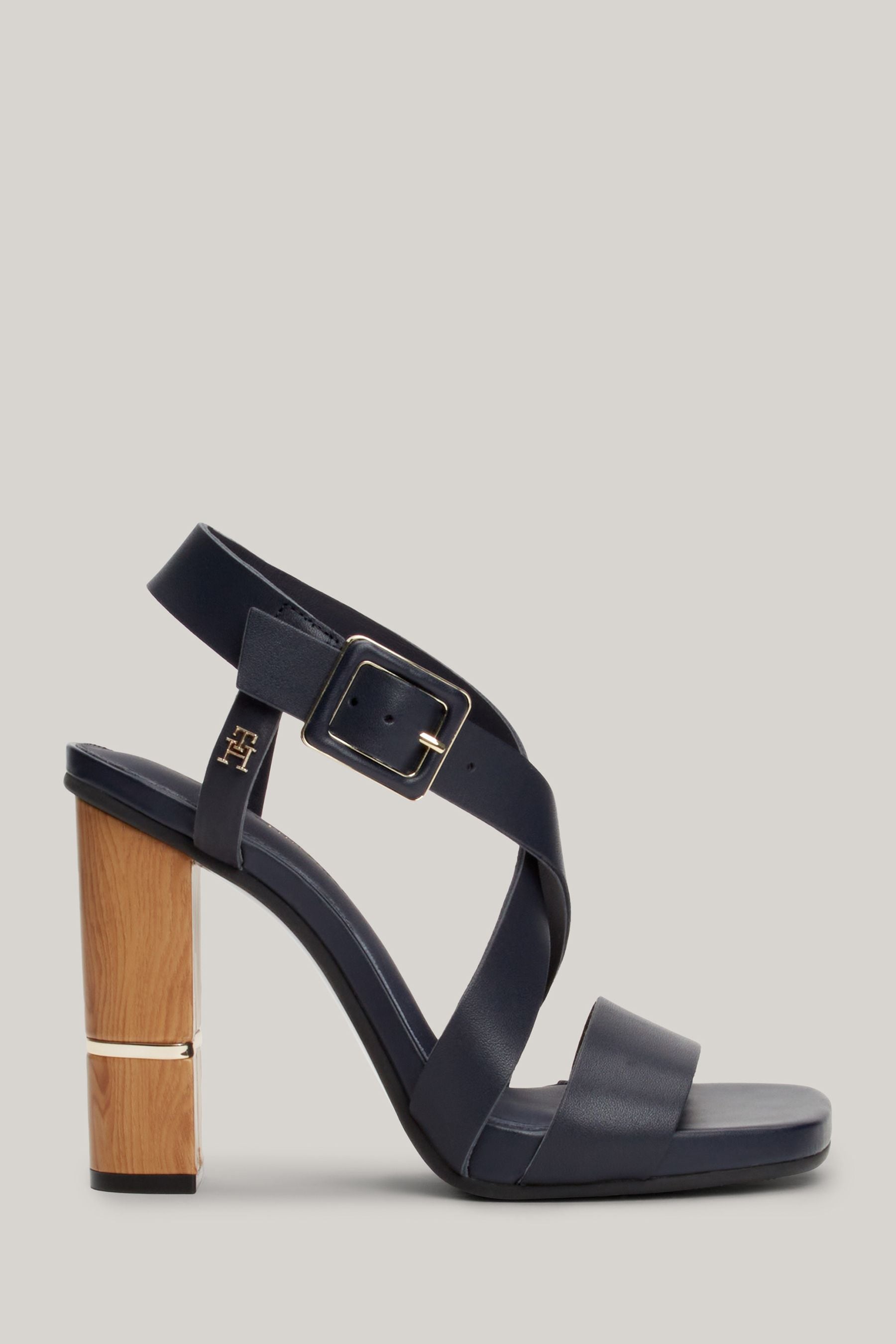 Buy Tommy Hilfiger Blue Block High Heels from Next USA