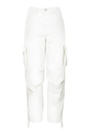 Joe Browns White Relaxed Fit Cargo Trousers - Image 5 of 5