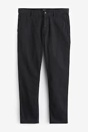 BOSS Black Tapered Fit Stretch Cotton Satin Chino Trousers - Image 4 of 4