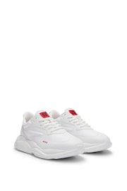 HUGO Chunky Sporty White Trainers - Image 2 of 5