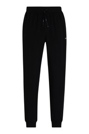 BOSS Black Logo-Detail Joggers In Stretch Cotton - Image 5 of 5