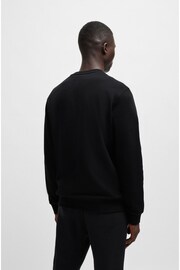 BOSS Black Cotton Terry Relaxed Fit Sweatshirt - Image 2 of 5