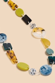 White Stuff Yellow Eden Resin Station Necklace - Image 2 of 2