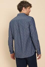 White Stuff Blue Swordfish Printed Shirt - Image 2 of 4