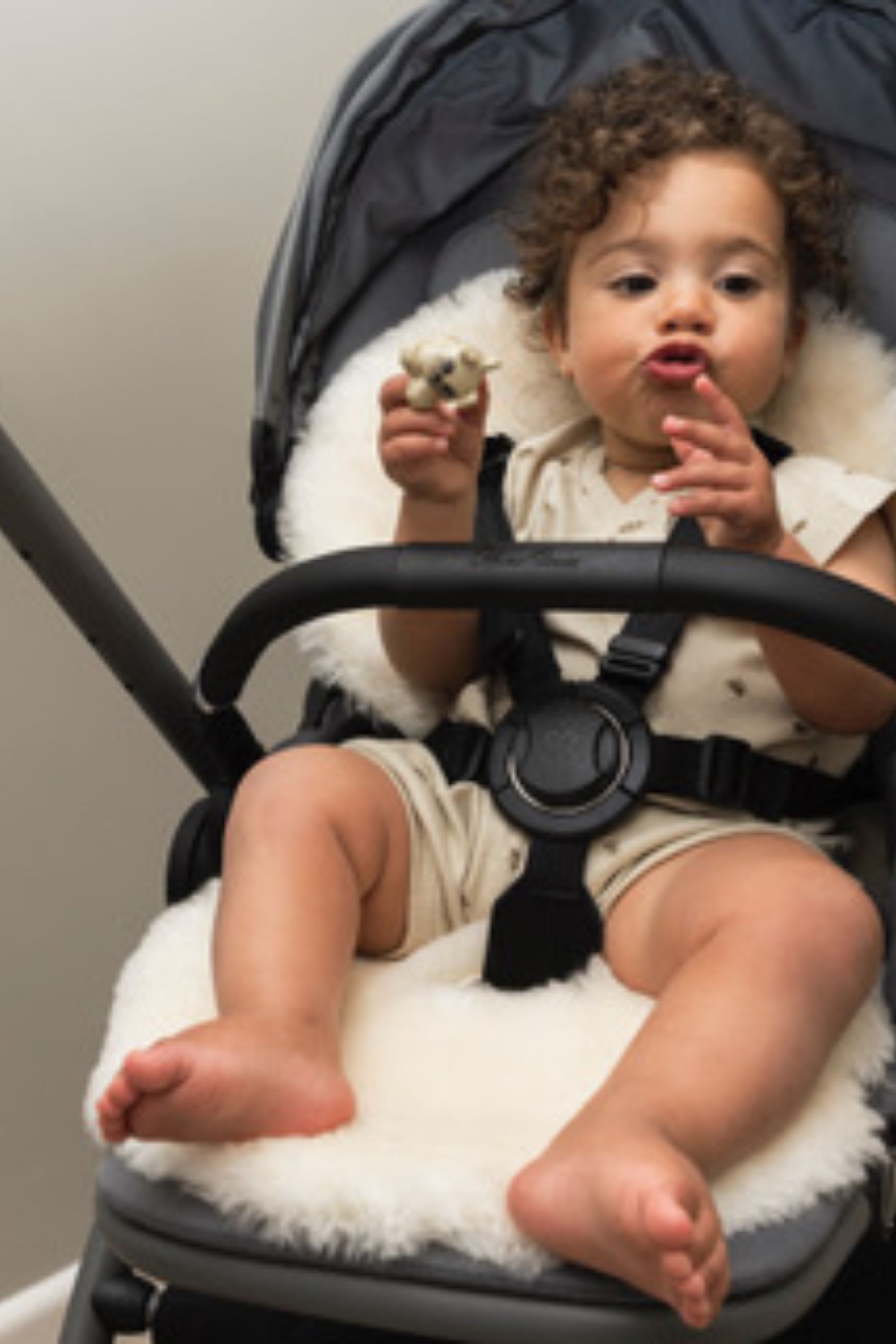 Naturally Sheepskins Natural Baby Snuggler Sheepskin Pram Liner