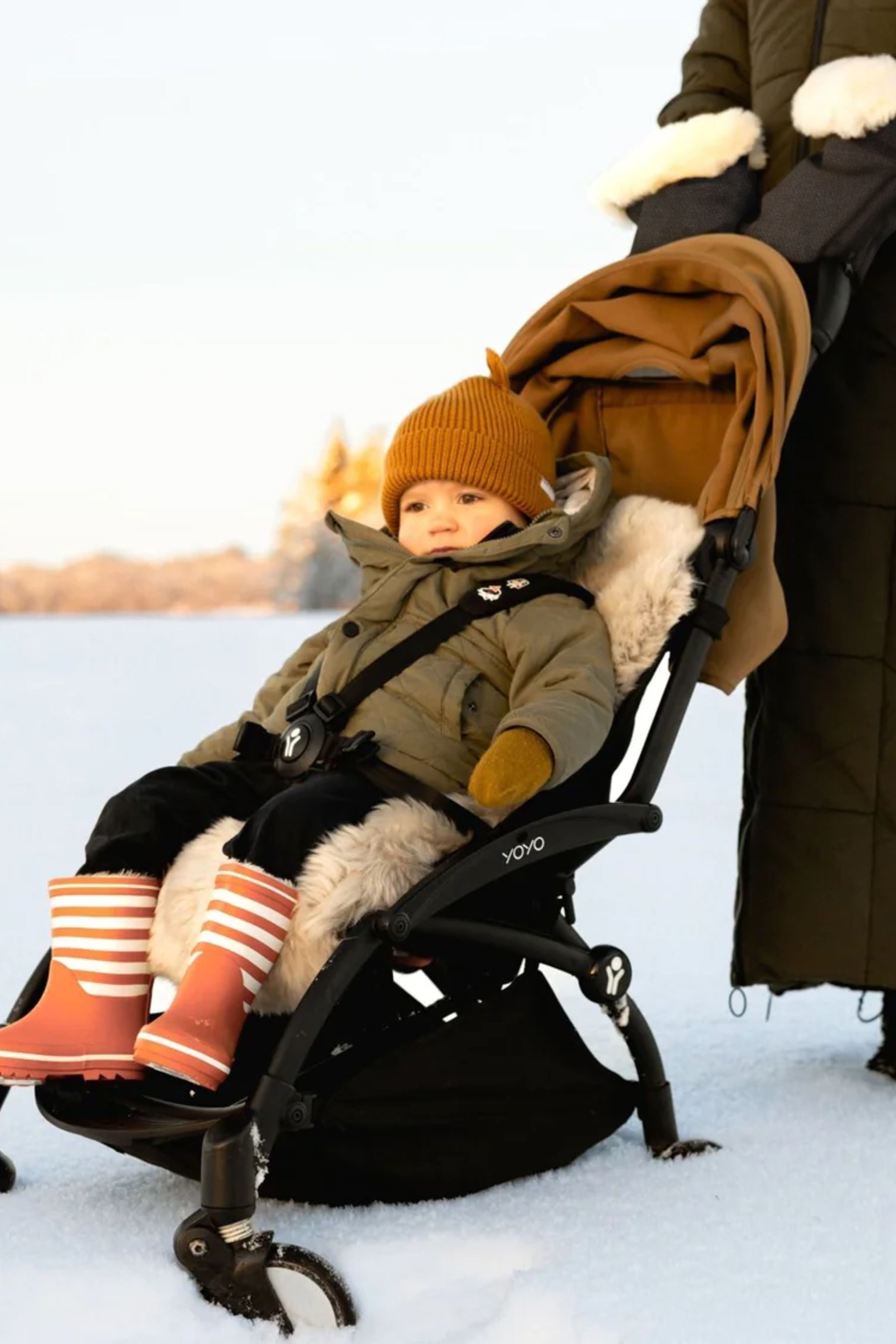 Buy Naturally Sheepskins Silver Grey Deluxe Stroller Hand Mittens from the Next UK online shop