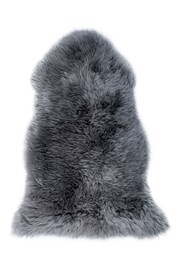 Naturally Sheepskins Silver Grey Single Sheepskin Rug - Image 2 of 5