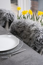 Naturally Sheepskins Silver Grey Single Sheepskin Rug - Image 5 of 5