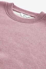 Pink Regular Fit Cotton Rich Jersey Crew Sweatshirt - Image 7 of 8