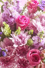 Pastel Rose Chrysanthemum and Stocks Bouquet In Gift Bag - Image 2 of 5