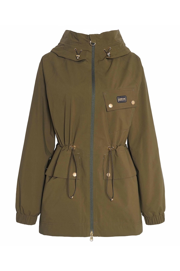 Barbour® International Alicia Waterproof Black Jacket - Image 7 of 7