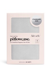 Kitsch Silver Satin Pillowcase - Image 2 of 5
