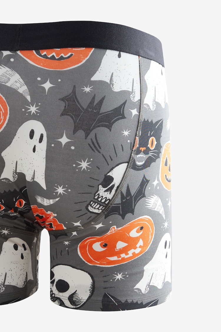 Pumpkin/Skull Single Halloween Pattern Trunks - Image 2 of 3