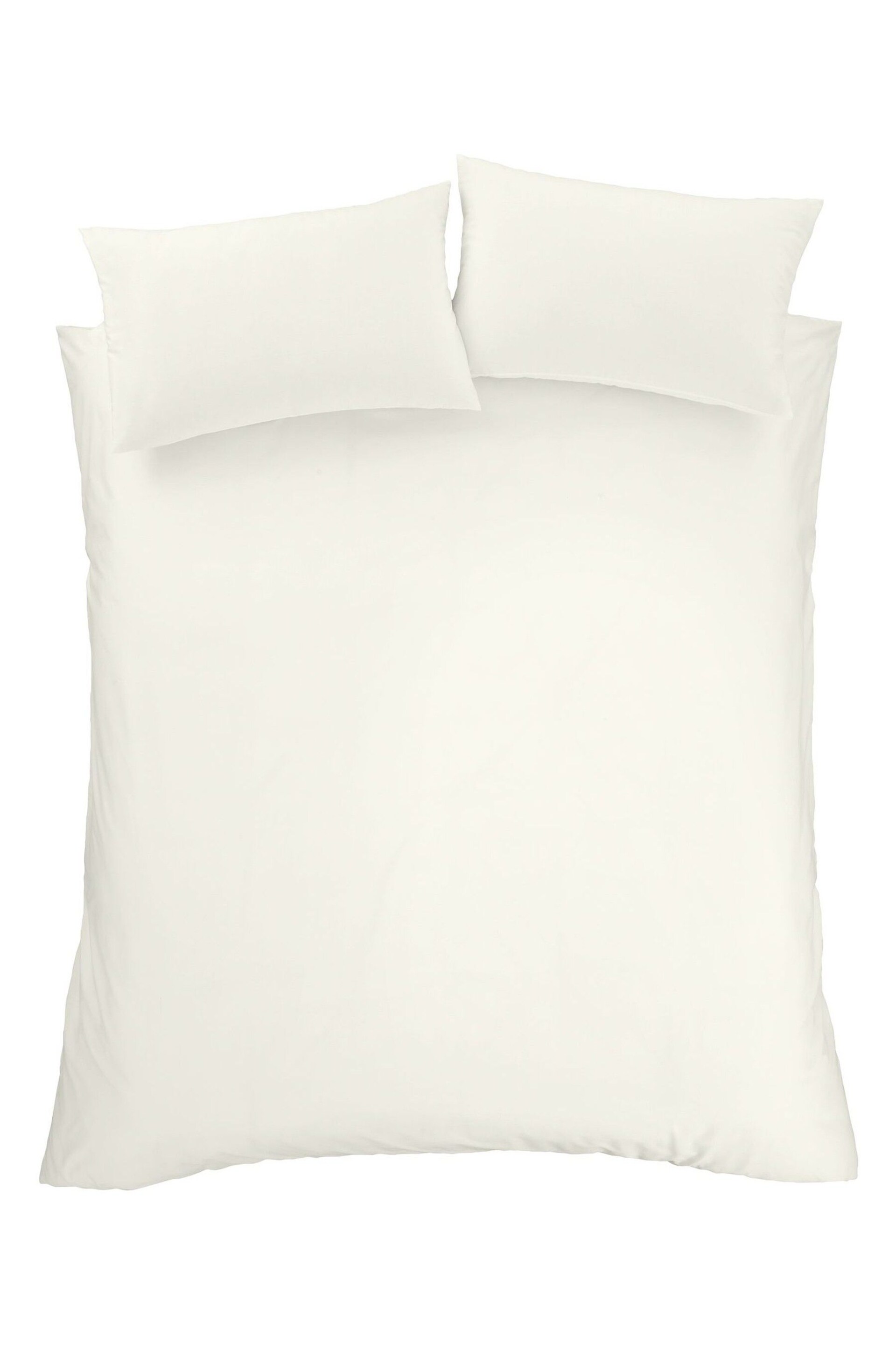 Bianca Cream 180 Thread Count Egyptian Cotton Duvet Cover - Image 4 of 4