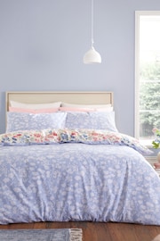 Bianca Pink Olivia Floral Cotton Duvet Cover Set - Image 2 of 4