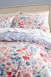 Bianca Pink Olivia Floral Cotton Duvet Cover Set - Image 4 of 4