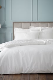 Bianca White 180 Thread Count Egyptian Cotton Duvet Cover - Image 1 of 4