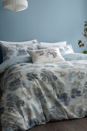 RHS Sea spray Blue Japanese Garden 100% Cotton Duvet Cover Set - Image 5 of 5