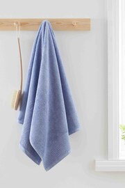 Bianca Blue Egyptian Cotton Towel - Image 1 of 4