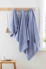 Bianca Blue Egyptian Cotton Towel - Image 2 of 4