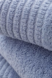 Bianca Blue Egyptian Cotton Towel - Image 3 of 4
