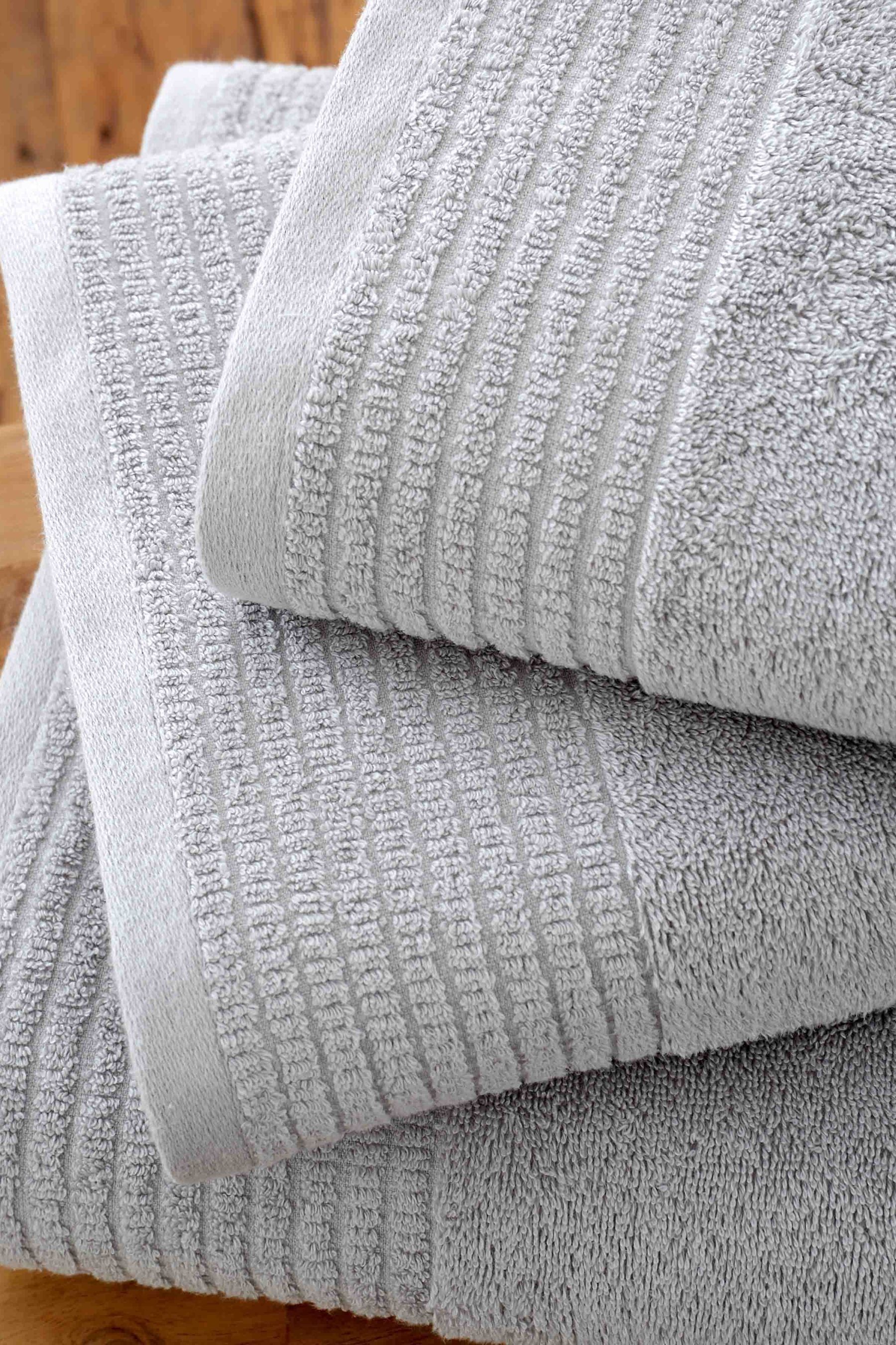 Buy Bianca Silver Grey Egyptian Cotton Towel from Next Luxembourg