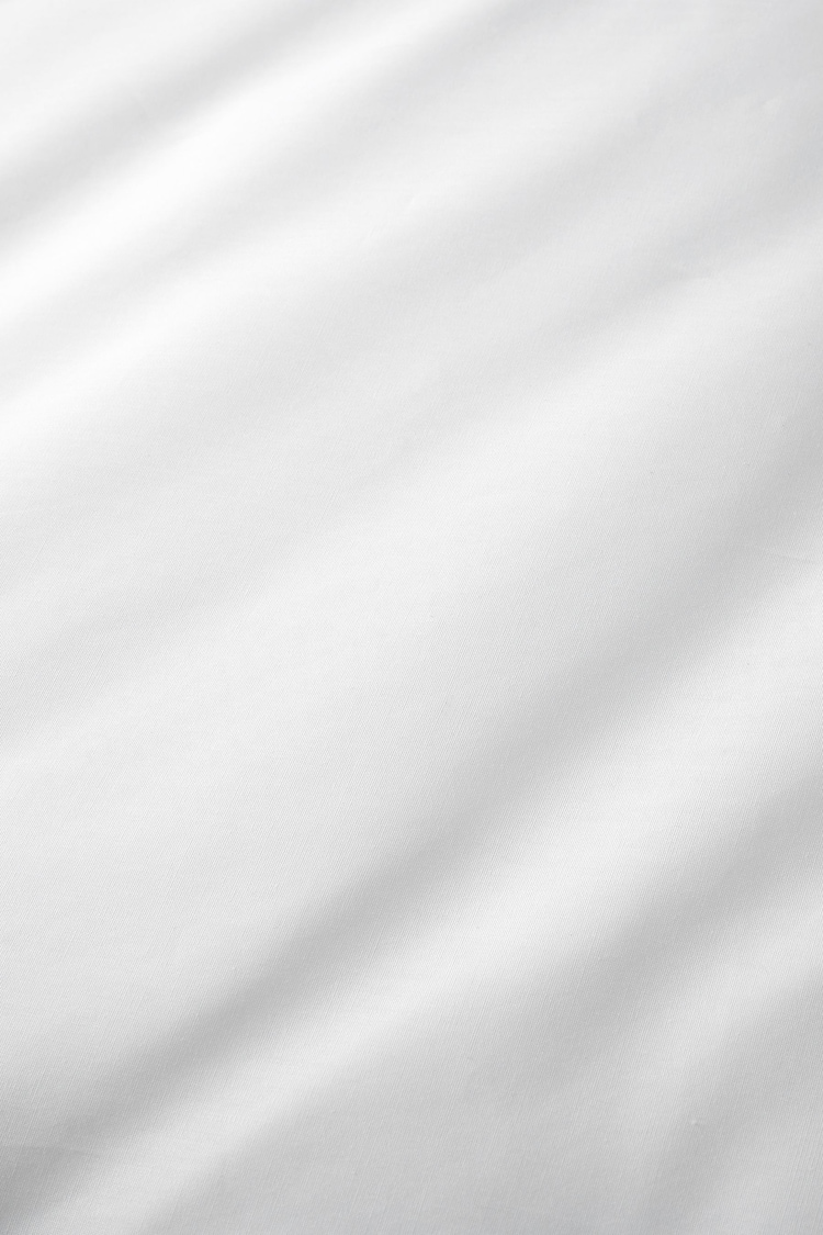 Bianca White 180 Thread Count Egyptian Cotton Fitted Sheet - Image 2 of 3