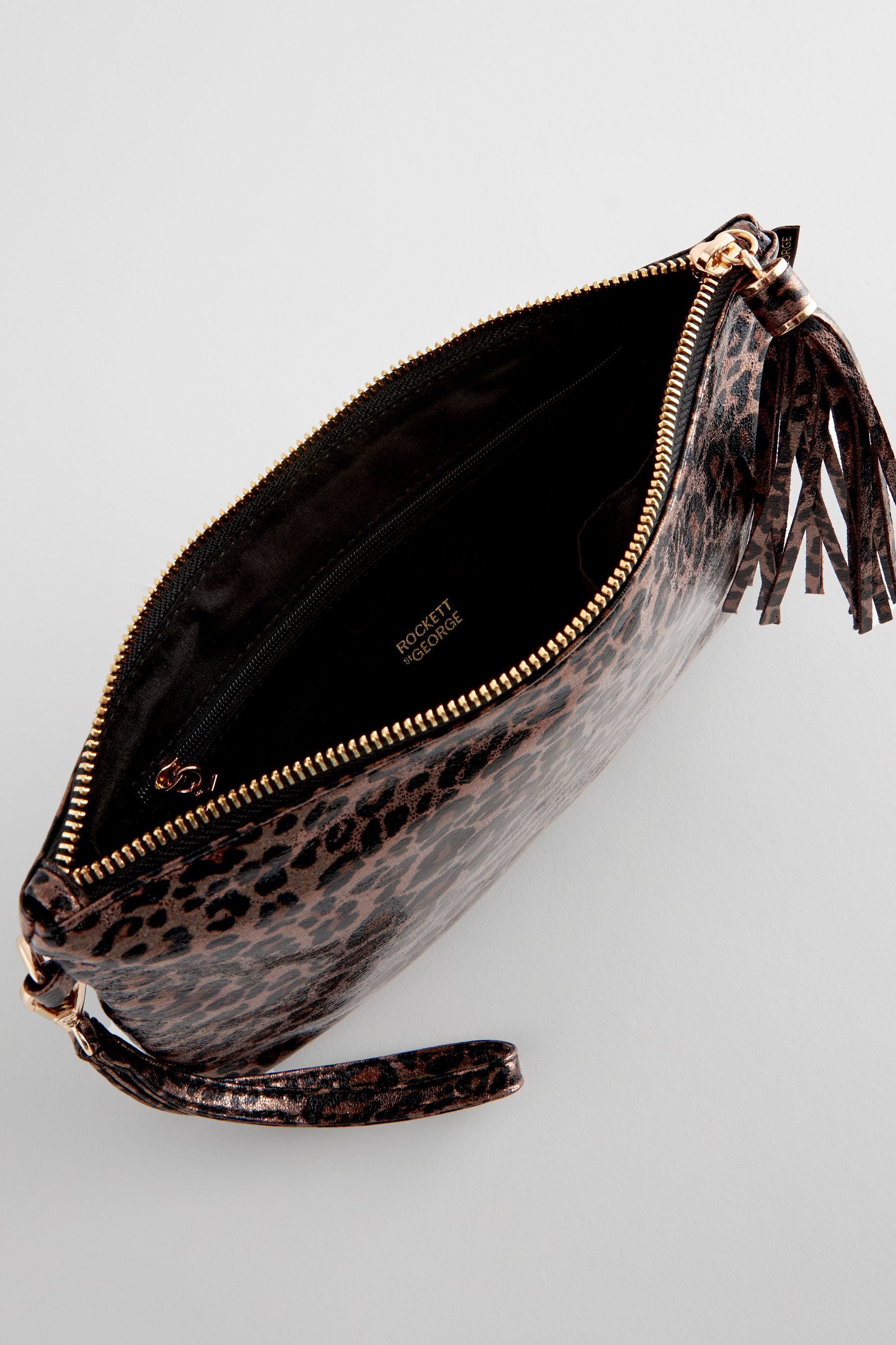 Animal print clutch bag best sale