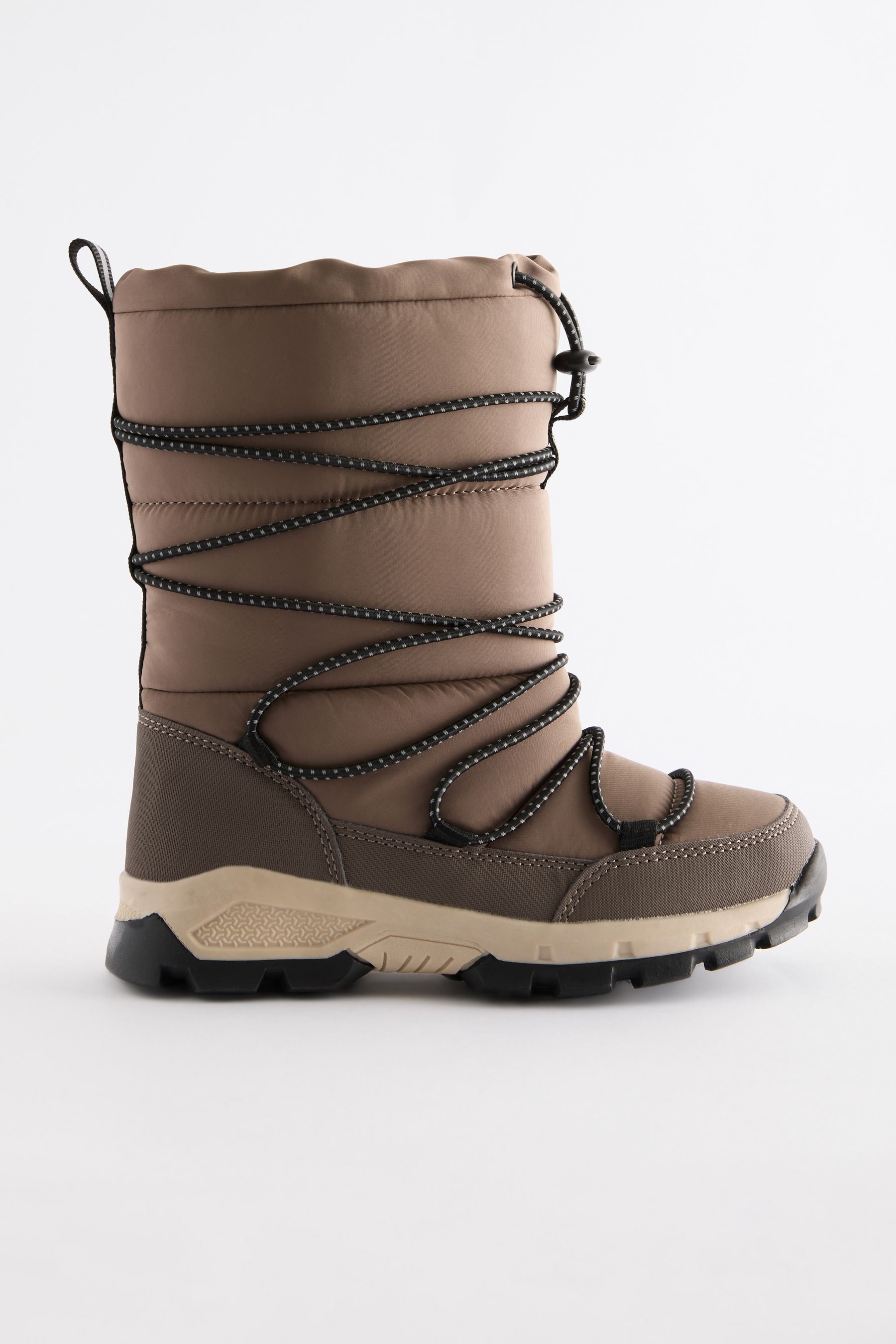 Skechers waterproof quilted bungee winter boots clearance