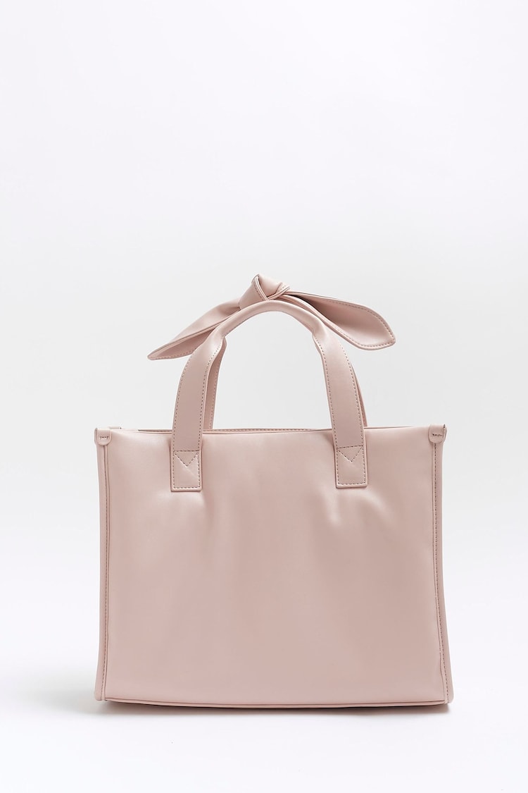 River Island Pink Girls Quilted Shopper Bag - Image 2 of 4