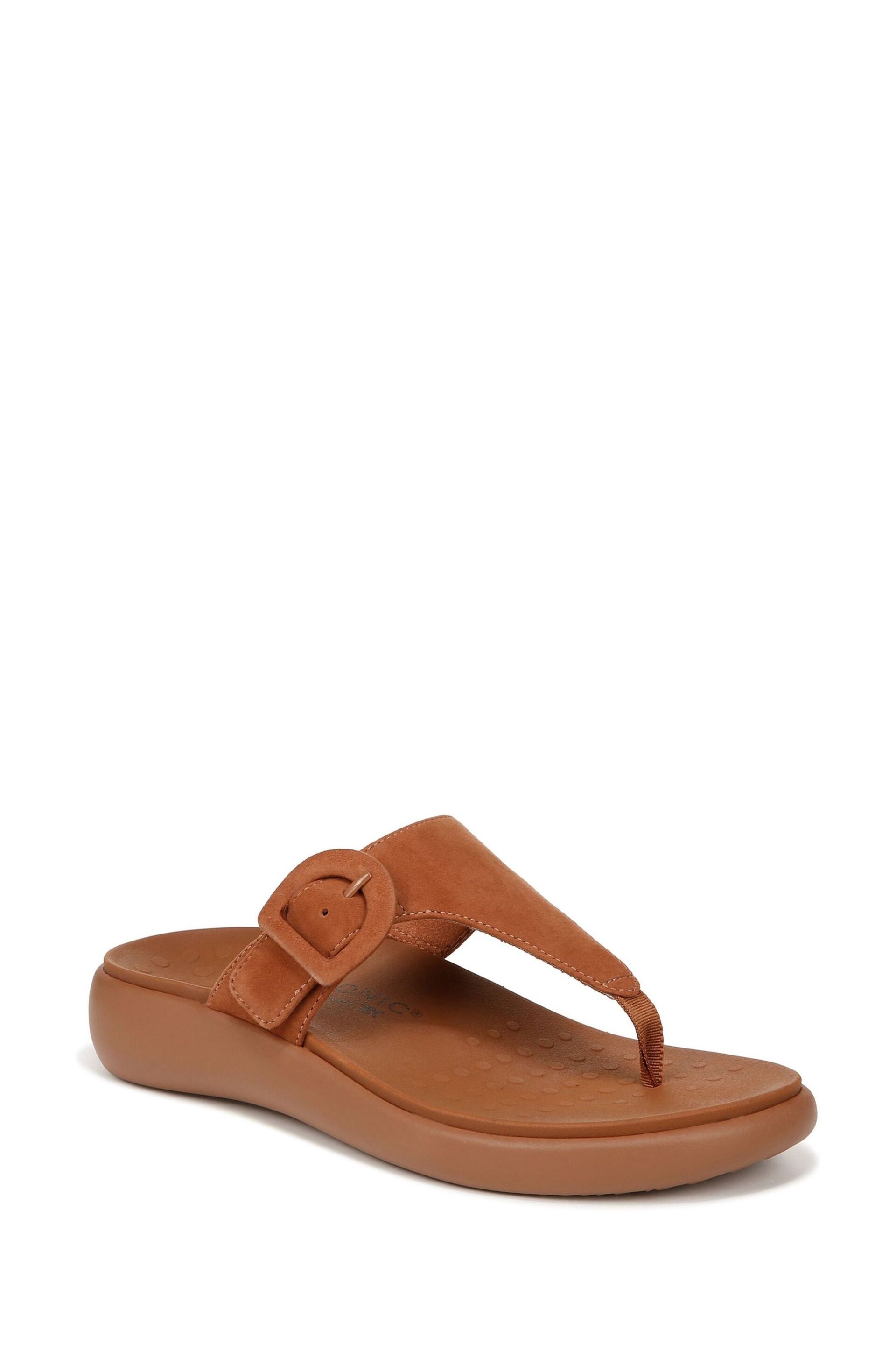 Vionic Activate Wide Fit Toe Post Sandals - Image 3 of 7