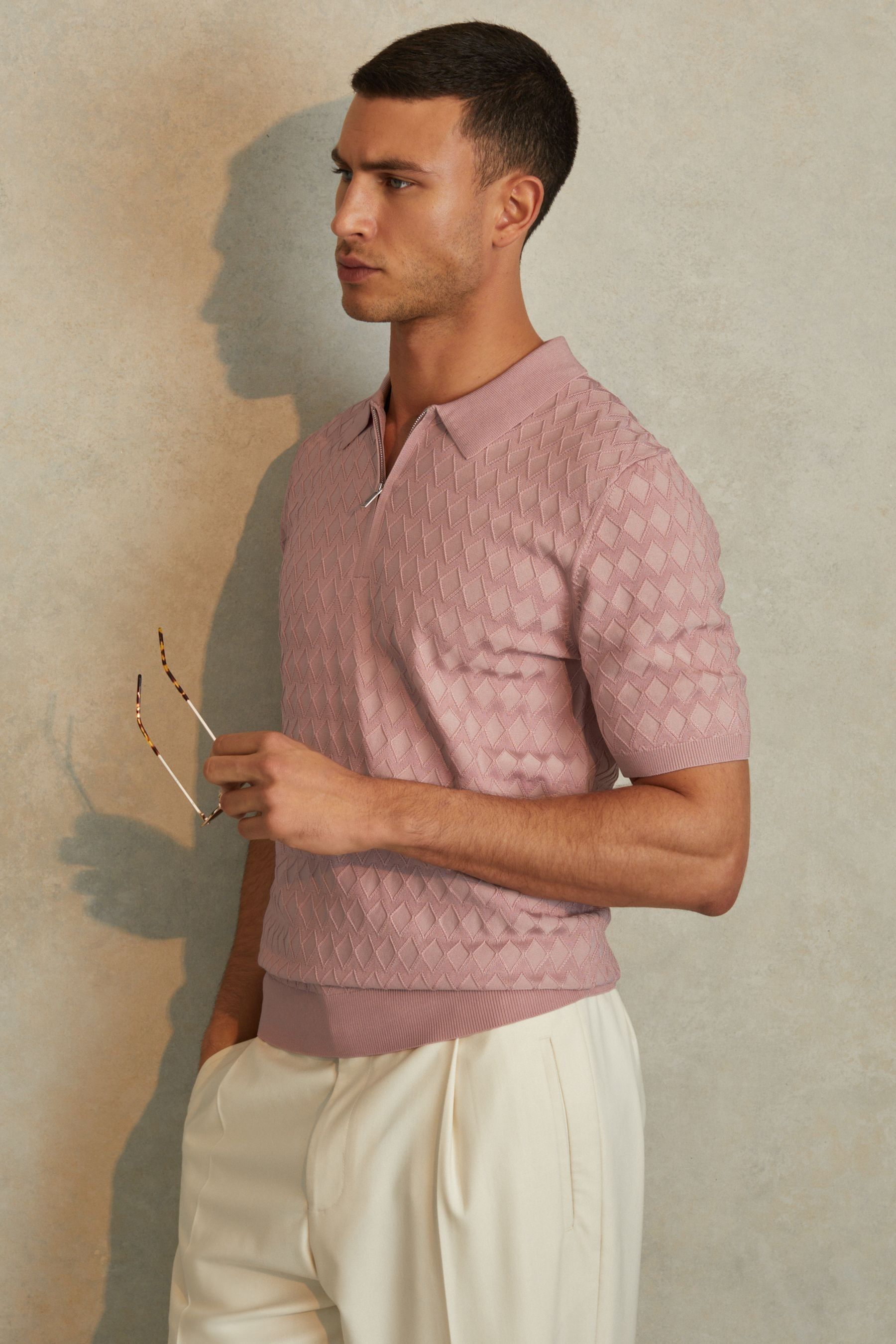 Reiss knitted polo hotsell