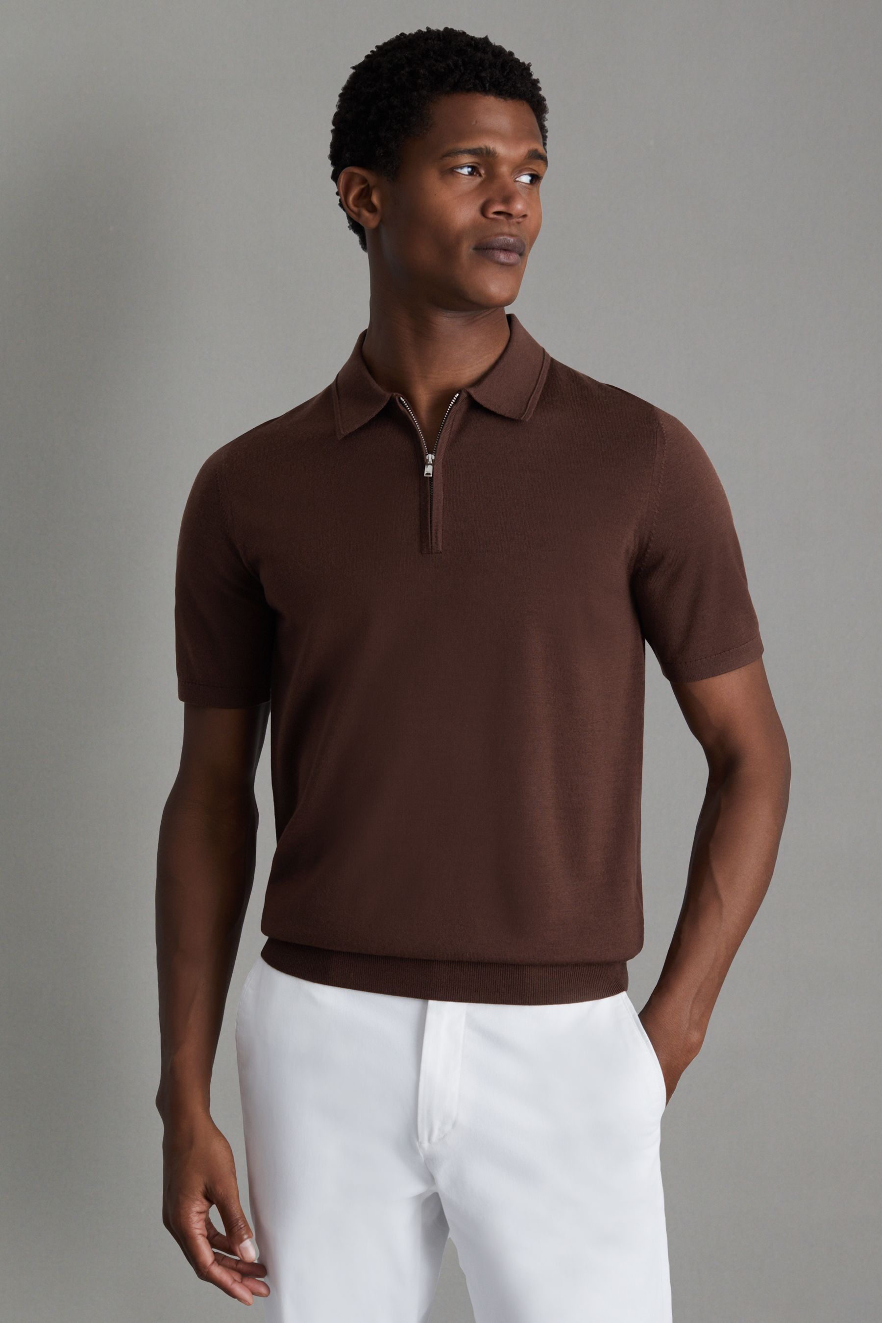Next merino wool polo sales