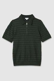 Reiss Emerald Rizzo Half-Zip Knitted Polo Shirt - Image 2 of 5