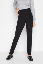 Long Tall Sally Black Slim Leg Stretch Trousers - Image 1 of 4