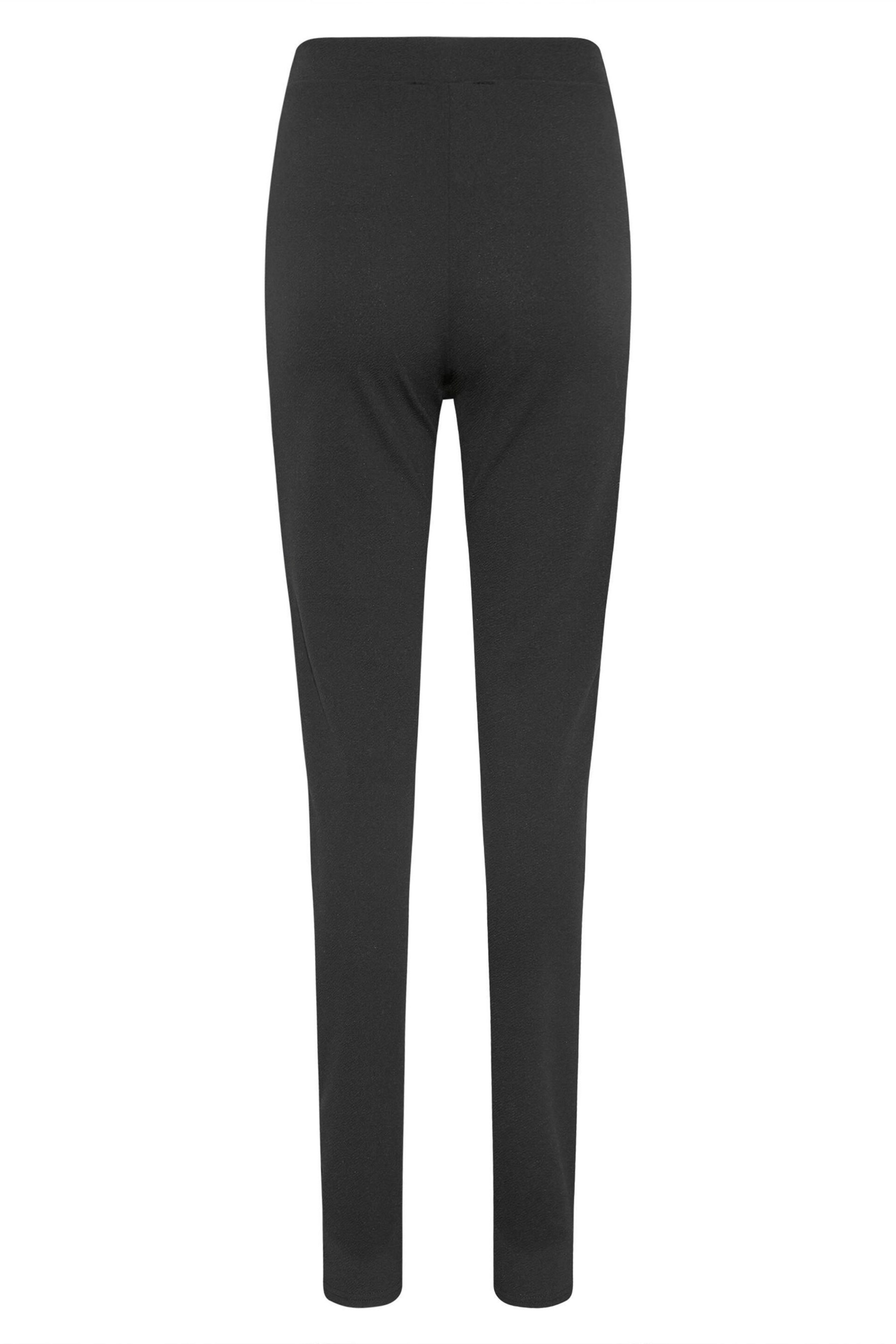 Long Tall Sally Black Slim Leg Stretch Trousers - Image 4 of 4