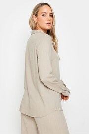 Long Tall Sally Natural Linen Shirt - Image 3 of 4