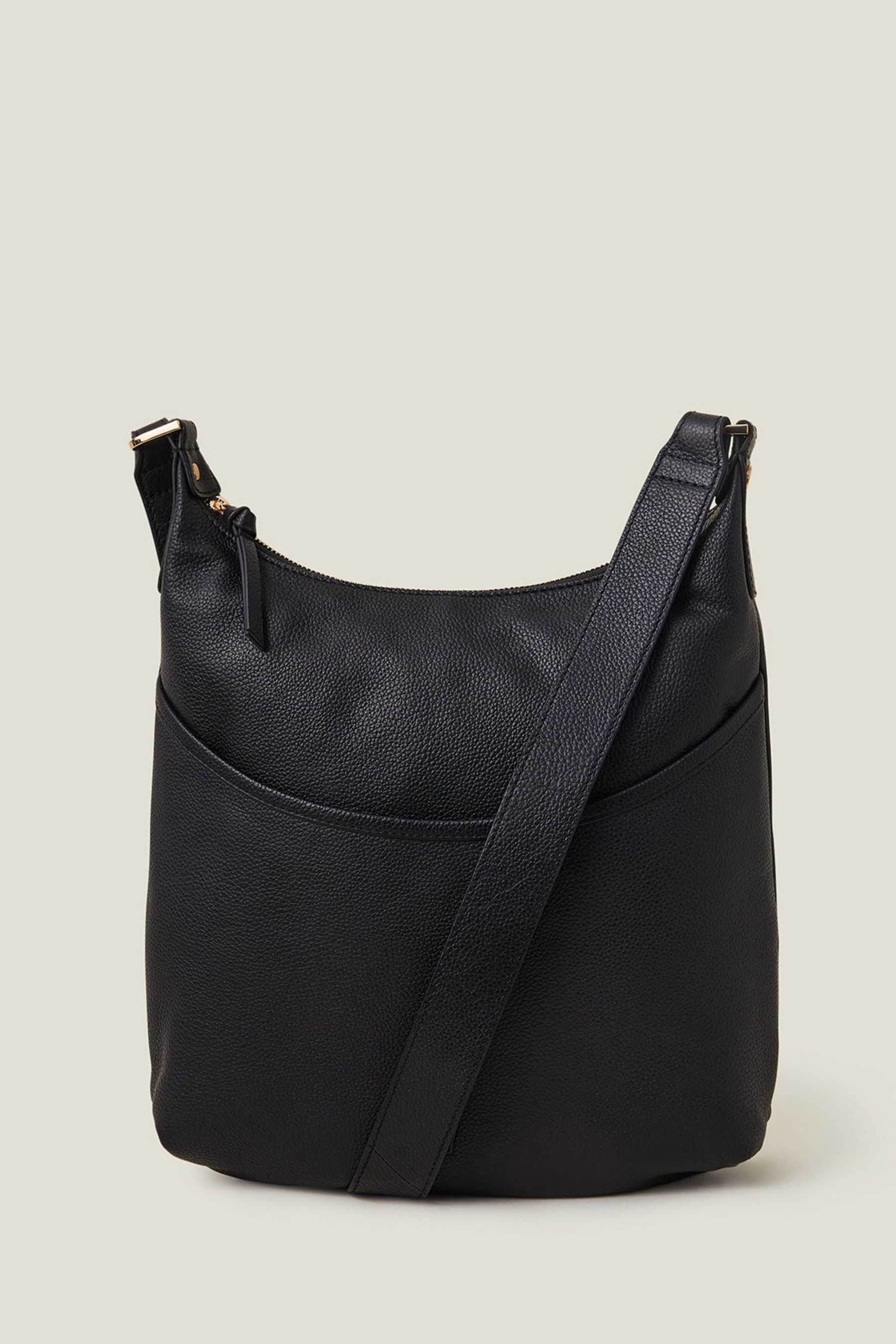 Coach black leather sling bag shop