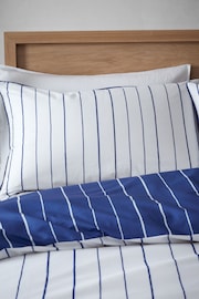 Content by Terence Conran White Hastings Stripe 100% Cotton Duvet Cover Set - Image 3 of 4