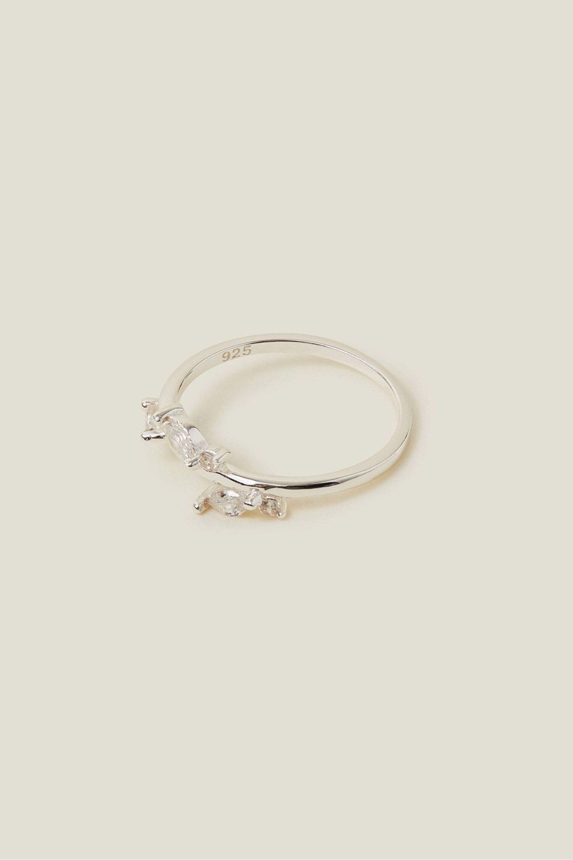 Accessorize Sterling Silver Plated Vine Ring - Image 2 of 3