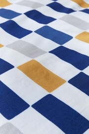 Content by Terence Conran Blue Oblong Checkerboard 100% Cotton Duvet Cover Set - Image 4 of 4