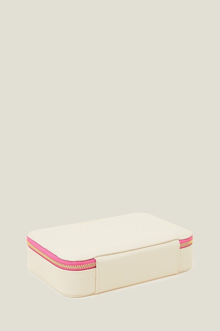 Accessorize Cream Large Jewellery Box - Image 2 of 3