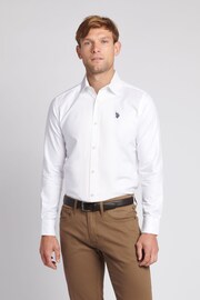 U.S. Polo Assn. Mens Long Sleeve Royal Twill Shirt - Image 1 of 8