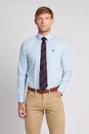 U.S. Polo Assn. Mens Long Sleeve Poplin Shirt - Image 1 of 8