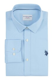 U.S. Polo Assn. Mens Long Sleeve Poplin Shirt - Image 6 of 8